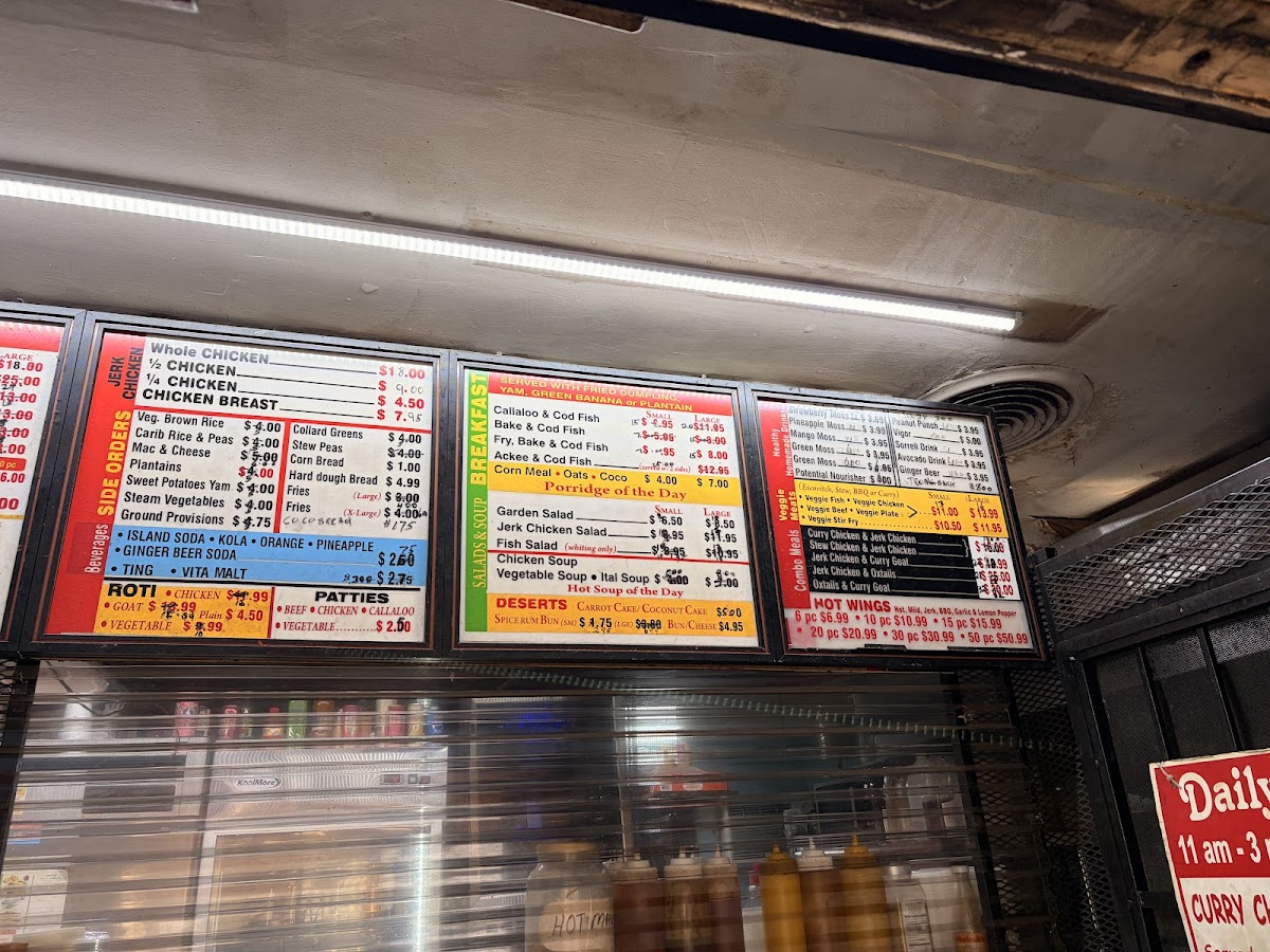 Caribbean Chicken & Fish Menu - Image 2